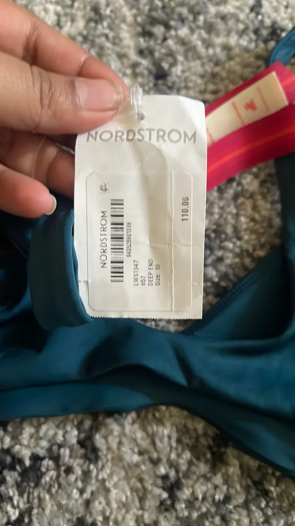 Left on Friday Sunday Top Blue Size M - Image 3