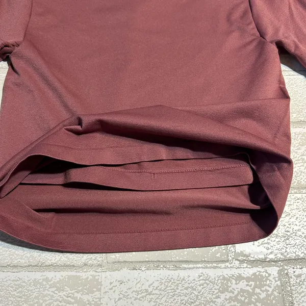 Altar'd State Long Sleeve Active Wear Burgundy Top Size XS/S - Image 6