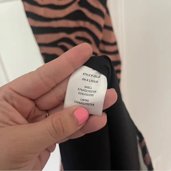 Anthropologie‎ Hutch Hayden Midi dress animal print slit - Image 7