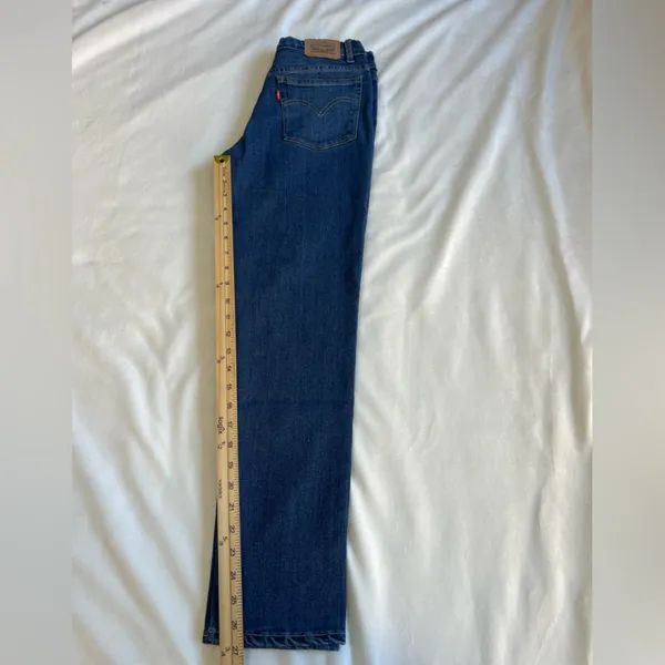 Levi's Blue Girfriend Jeans Size‎ 16 - Image 6