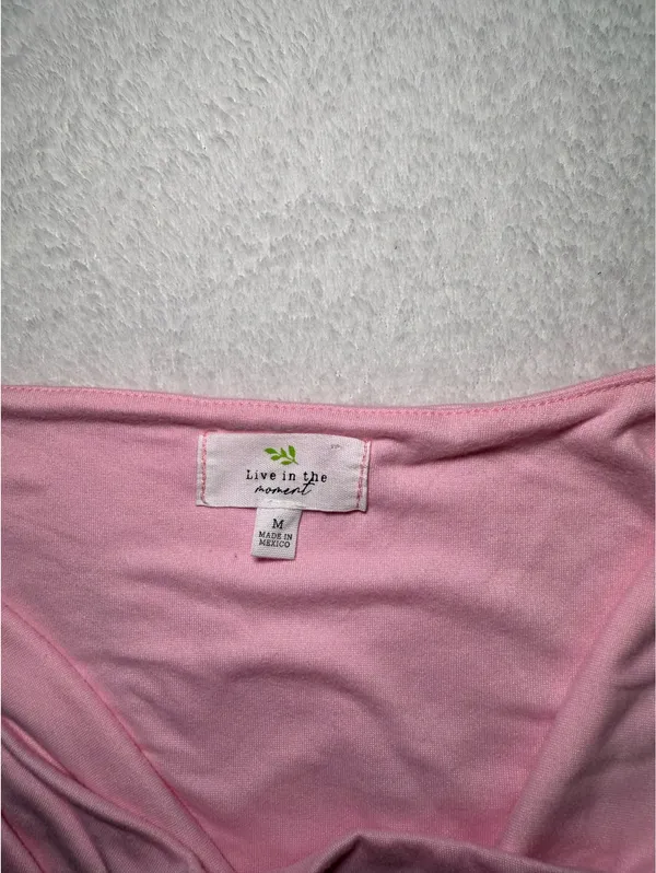 Live in the Moment Top Tank Pink - Image 4