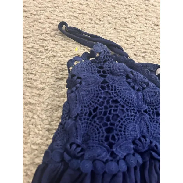Mi Ami size xs shirt top flowy blue very cute - Image 6
