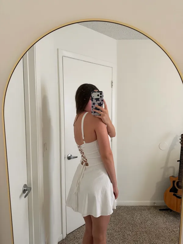 Shein White Mini Dress - Image 3
