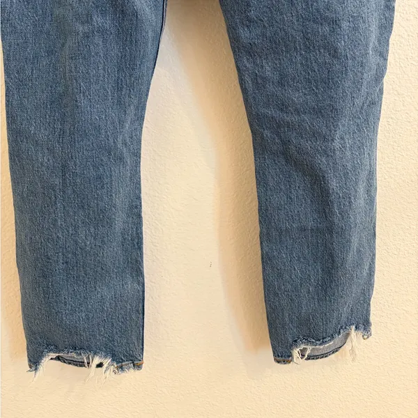 Abercrombie & Fitch The Mom High Rise Curve Love Distressed Jeans 26 2 - Image 7