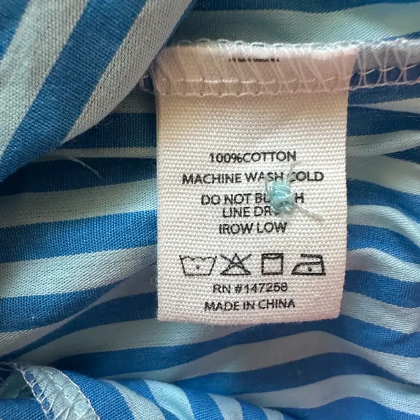 Simply southern Serena Boxer shorts pink and blue pinstripe size XXL - Image 2