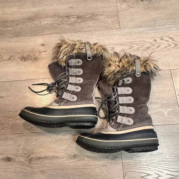 Sorel Joan of Arctic Winter Snow Boots Faux Fur Lined Waterproof Lace‎ Up Sz 5.5 - Image 11