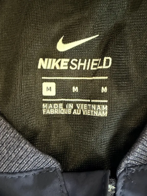 Nike Dri-FIT Navy Blue Athletic Track Jacket - Image 5