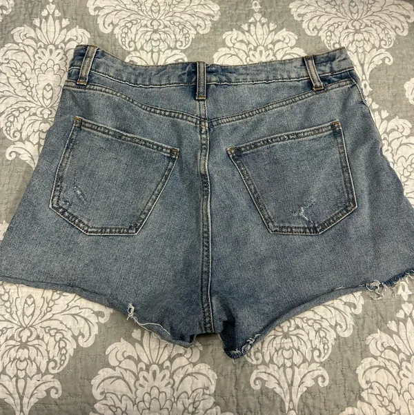 Wild Fable Jean Shorts High-Waisted Denim - Image 2