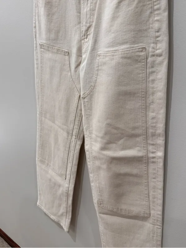 MOTHER Sz 28 The Bees Knees Rambler Zip Ankle Jeans Carpenter Style - Image 3