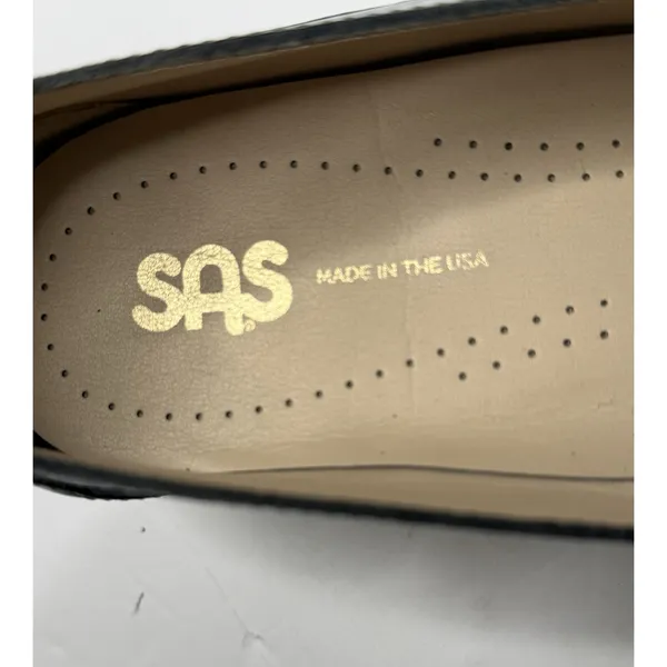 SAS Sonyo TriPad Comfort Black Patent Leather Pump‎ Sz11M Retro Grannycore Dance - Image 6