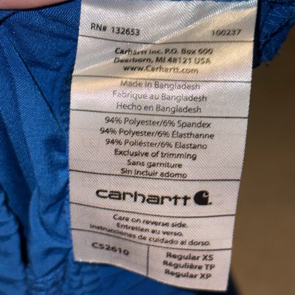 Carhartt Women’s Blue Stretch Jogger Scrub Pants XS Athletic Workwear - Image 4