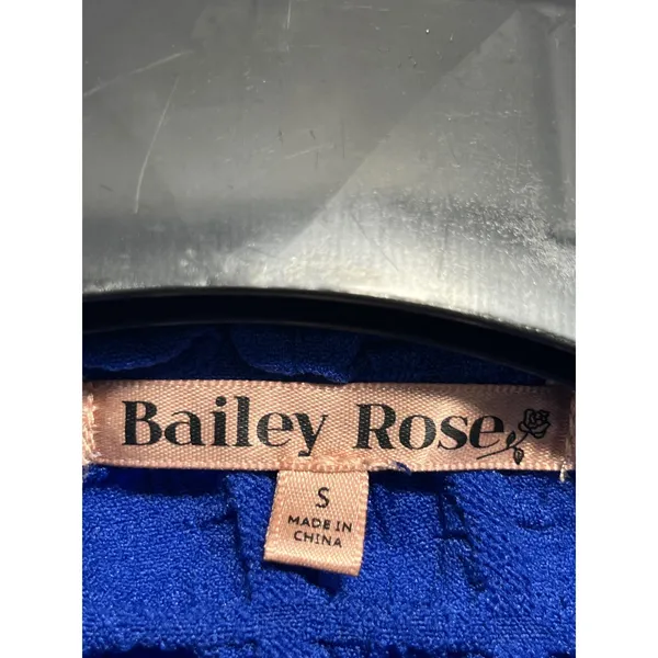 Bailey Rose Popcorn Texture Shirt & Crop Tank‎ Set Women Royal Blue S Retro Y2K - Image 11