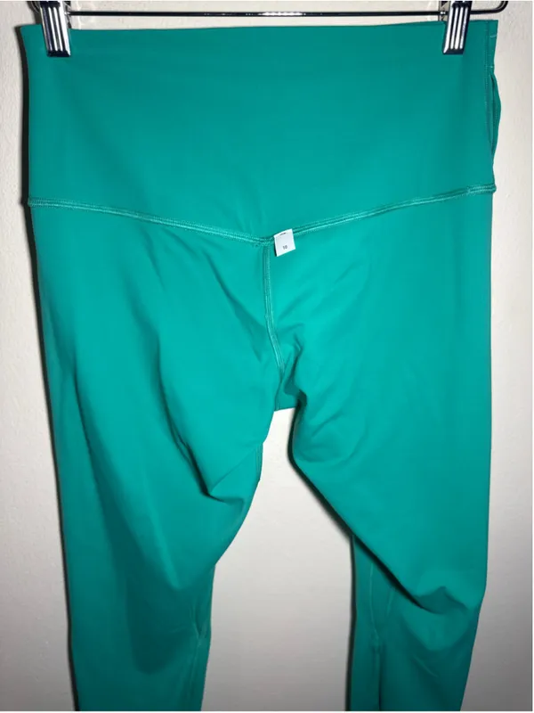 Lululemon align Leggings Sz 10 Green High Rise - Image 10