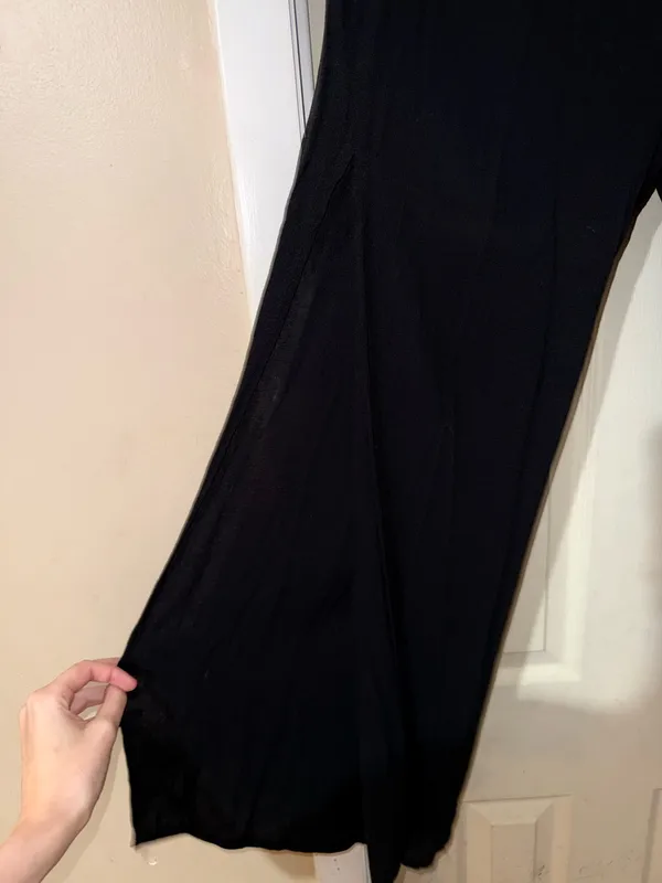 Kona Sol Black Pants w/ side slits - Image 4
