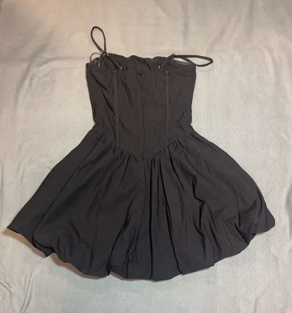 Julia by Love J Black Corset Style Mini Dress Size S - Image 5
