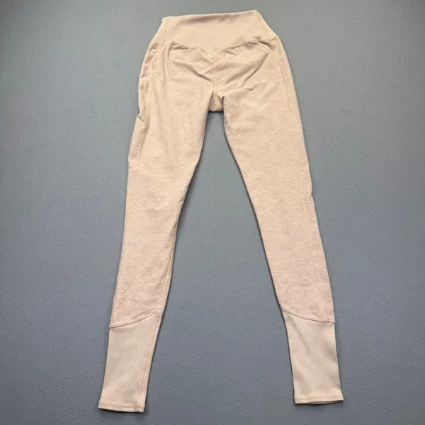 Alo Yoga Womens High Waist‎ Alosoft Coast Leggings Nectar Heather Pink Small - Image 8
