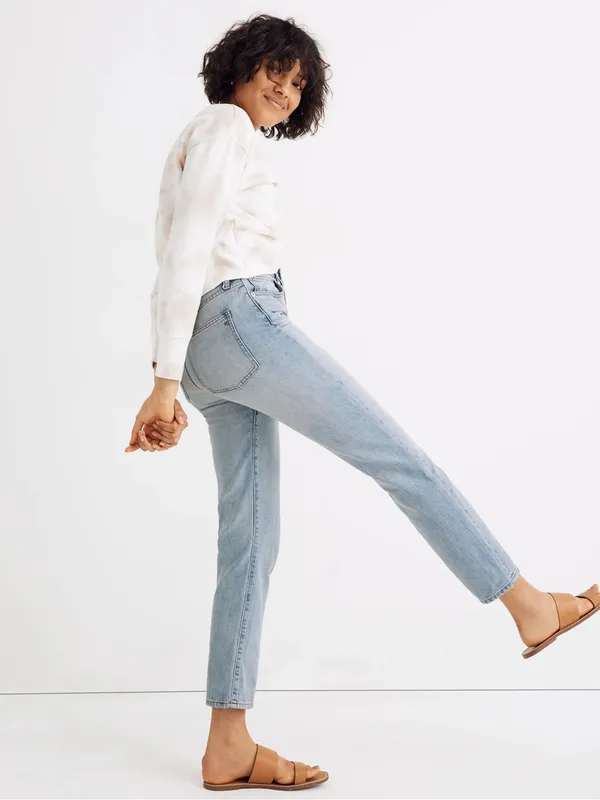 Madewell The Curvy Perfect Vintage‎ Jean in Blue Size 28 - Image 3