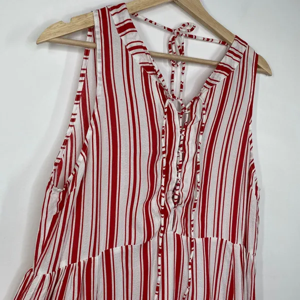 Auguste The Label Womens Mini Dress Riviera Poolside Crimson Red Size 4 Summer‎ - Image 5
