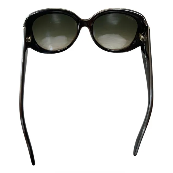 Salvatore Ferragamo brown oversized oval sunglasses tortoise shell frame Y2K - Image 5