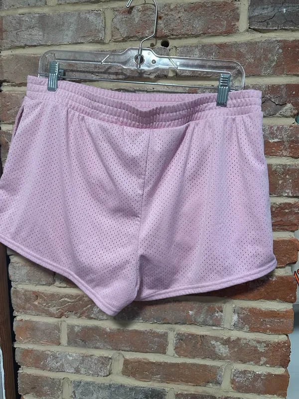 Hollister Pink Gilly Hicks Active Mesh Shorts - Image 4