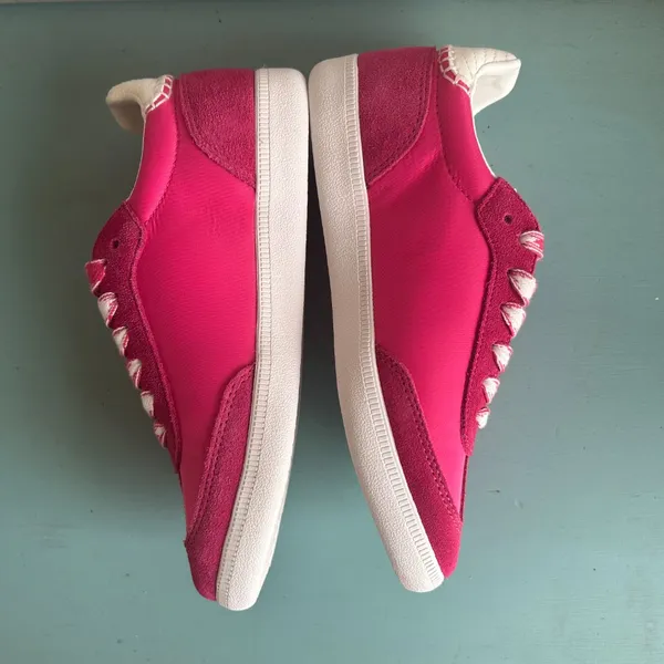 New Vintage Havana Crisp Hot Pink Fashion Sneakers Low Top Size 6.5 NEW WITH BOX - Image 6