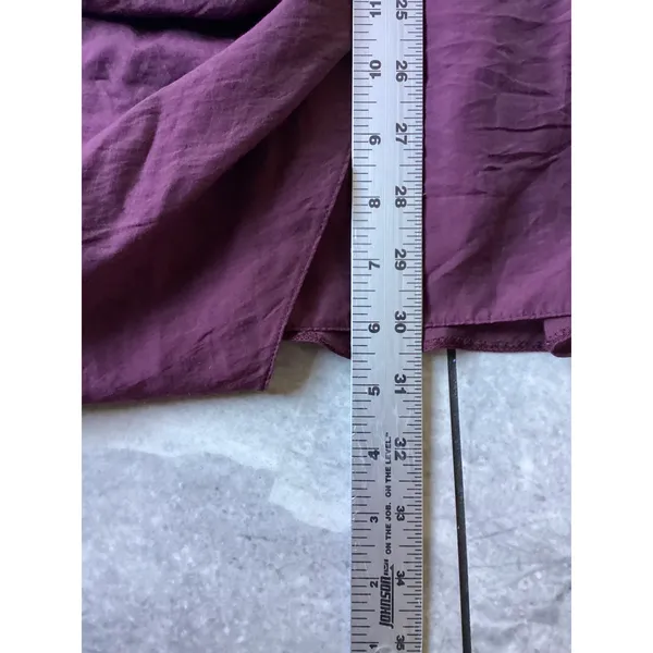 ASOS DESIGN Womens Plum Purple Draped Cowl Neck Wrap Mini Dress Size 0 - Image 5
