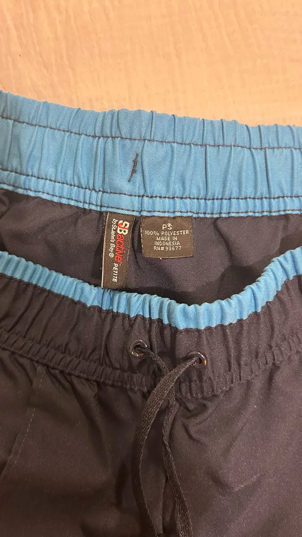 St. John's Bay Vintage blue and navy track pants - Image 4
