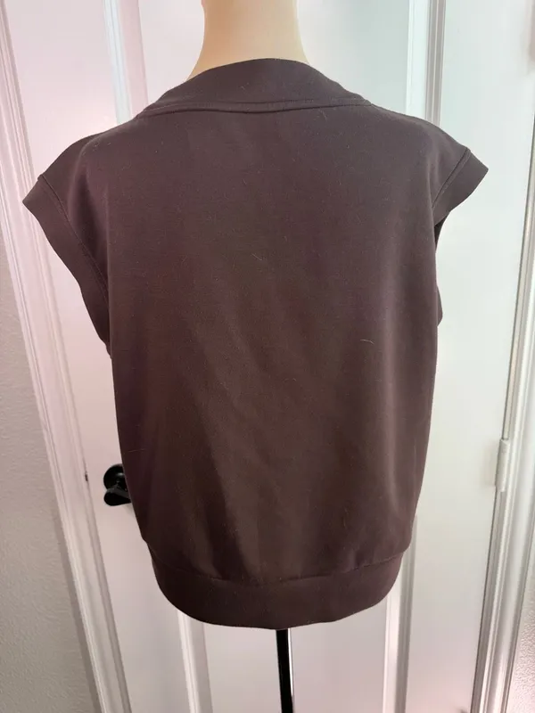 Z by Zella Whisper V-Neck Short Sleeve Knit Top - Image 5