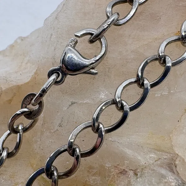James Avery Sterling Silver Charm Bracelet 7 Inch Curb Link 925 4.84g - Image 5