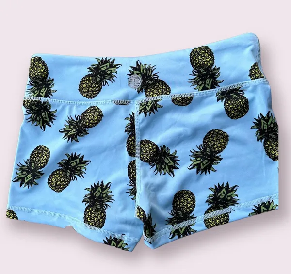 IAB MFG Pineapple shorts size small Blue - Image 2