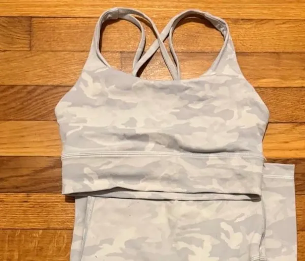 Lululemon Energy Bra Long Line Incognito Camo 6 - Image 4