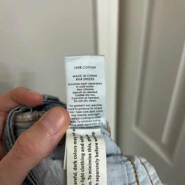 Pacsun The Mom Denim Short 100% Cotton - Size 25 - Image 4