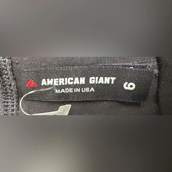 American Giant Black Leggings Size‎ Six - Image 4