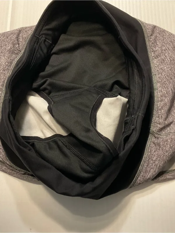 Lululemon Speed Up Short Long *4" Updated Fit Heather Lux Multi Gray Black Sz 4 - Image 3