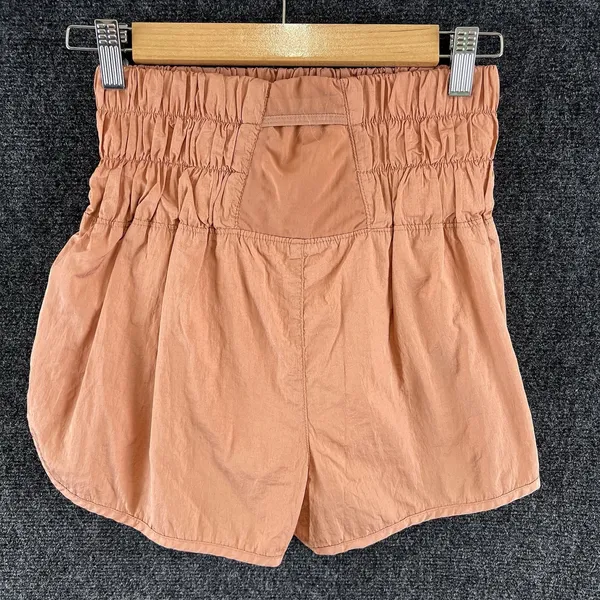 FP Movement Free People The Way Home High Rise Running Shorts Peach Terracotta S - Image 9