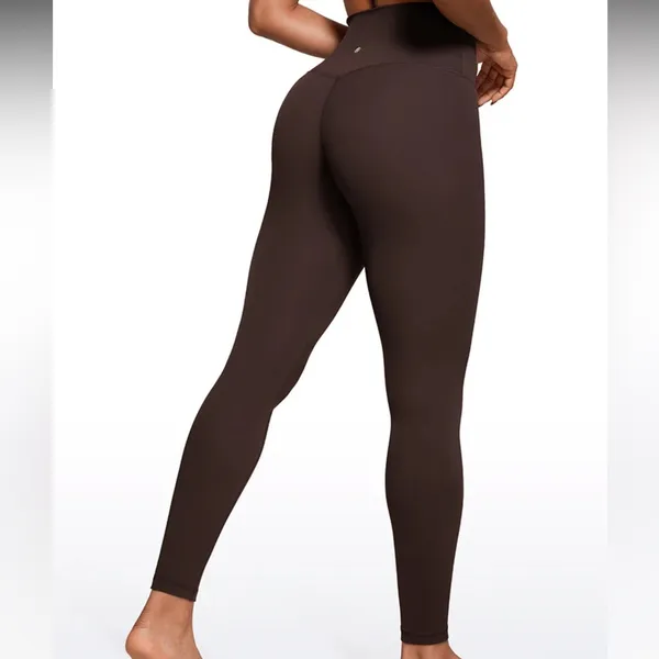 CRZ Yoga Hot Fudge Brown Butter Luxe Leggings 23” - Image 4