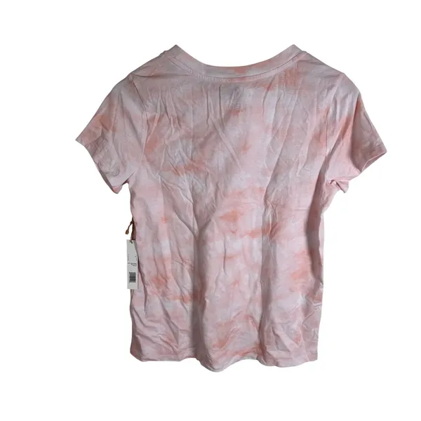 Rae Dunn Bridesmaid Pink Tie Dye T-Shirt and Scrunchie Set Small WX2679-651-NPA - Image 5