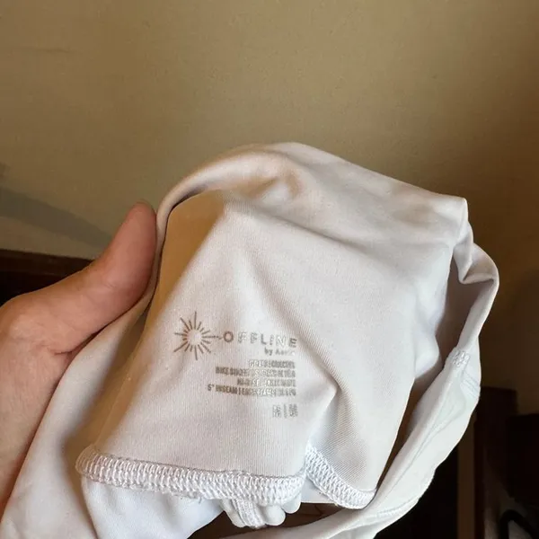 OFFLINE By Aerie Goals Crochet Inset 5" Bike Short - Image 4