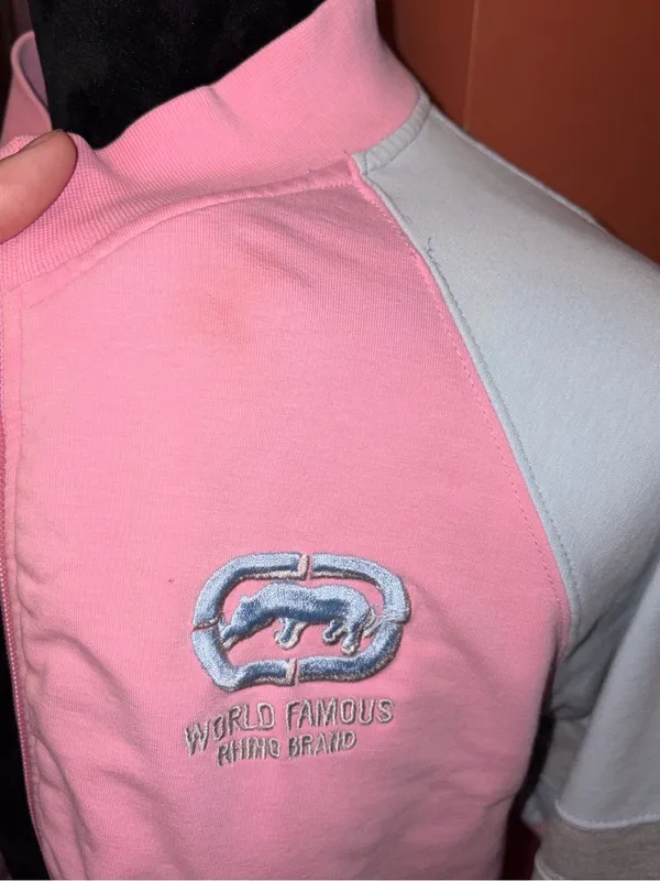 RARE Ecko Red Vintage Y2K sweater Pink Size XL - Image 3