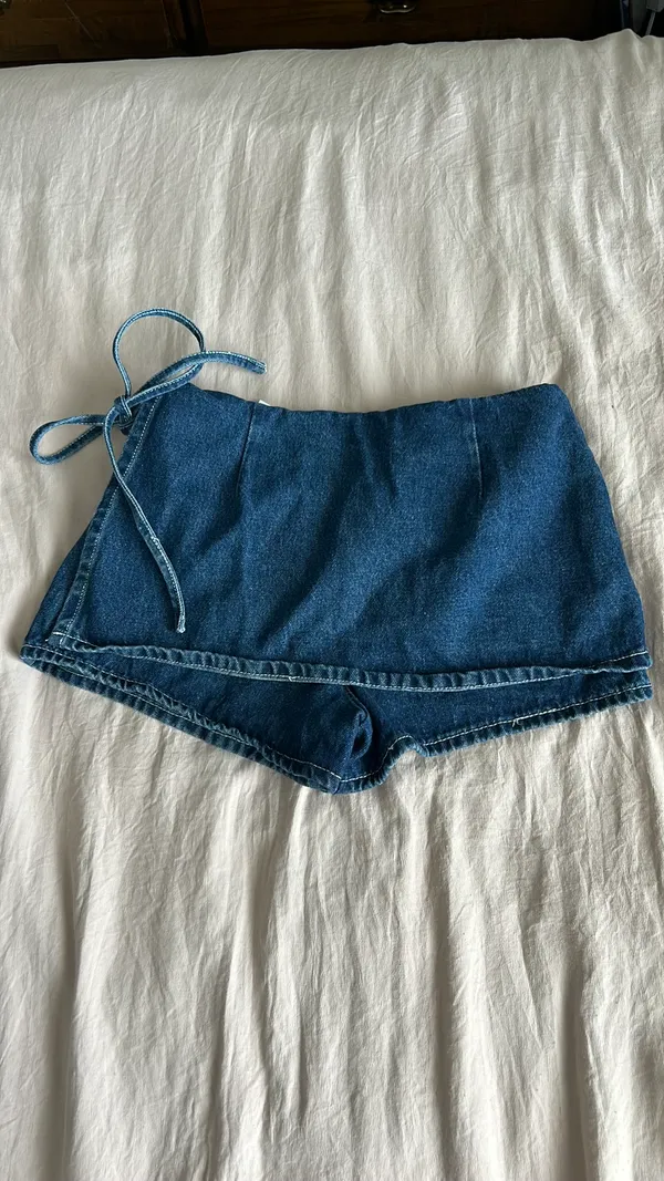 Princess Polly Countryside Skort Denim - Image 4