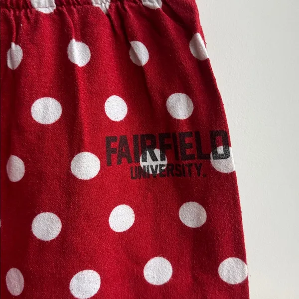 Boxercraft Red and White Polka Dot Pajama Pants Size M - Image 3