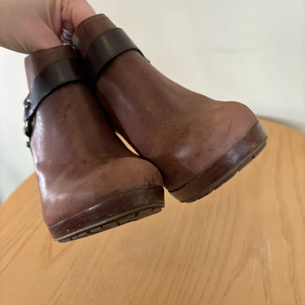Cole Haan NIKEair‎ brown leather booties 7.5 - Image 3