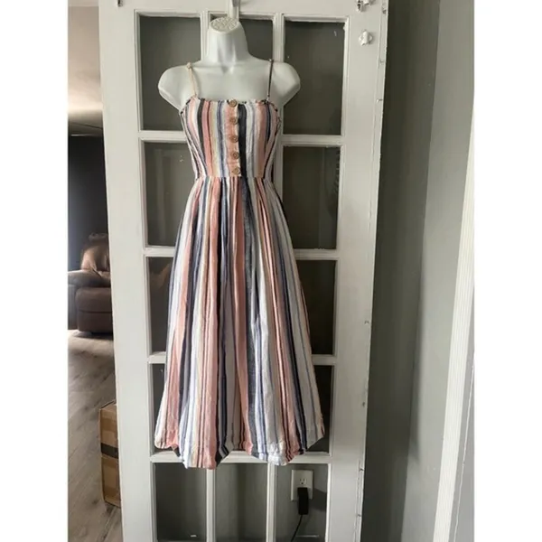 Free People Lilah Striped Dress,‎ - Image 7