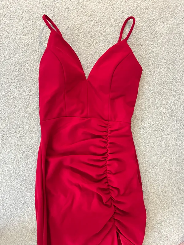 Windsor Red Formal Dress - Image 3