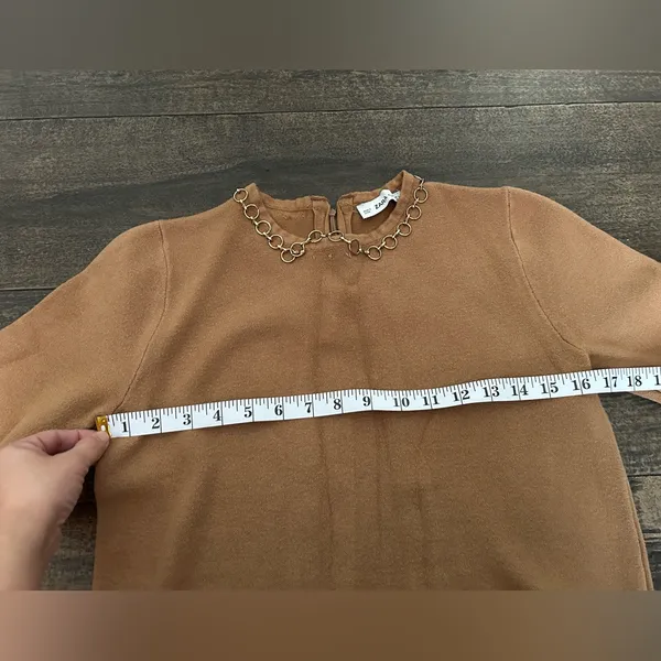 Zara knit‎ top blouse large - Image 6