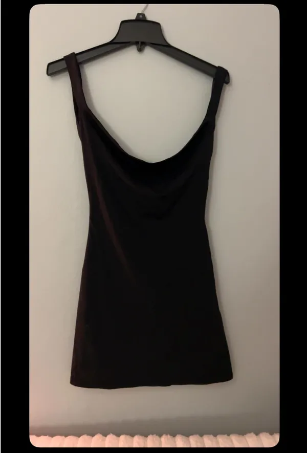 Edikted Black Mini Dress - Image 3