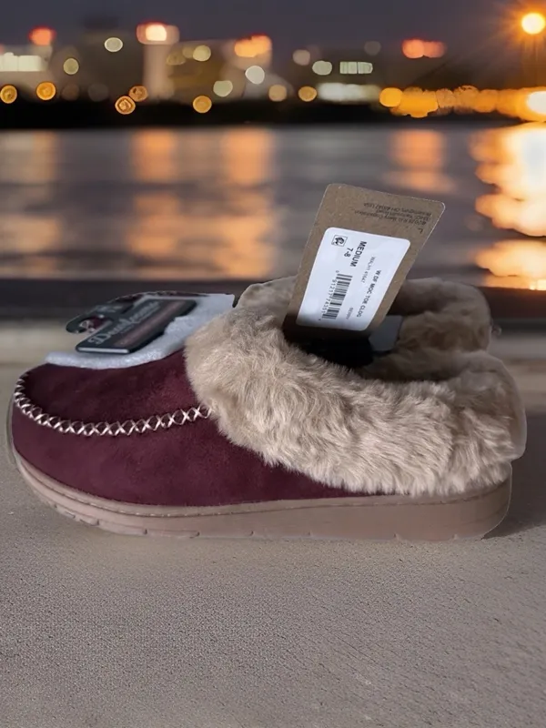 Dearfoams Cozy Comfort Women's Size n (7-8) Moc Toe Clog Slippers. New with Tag - Image 4