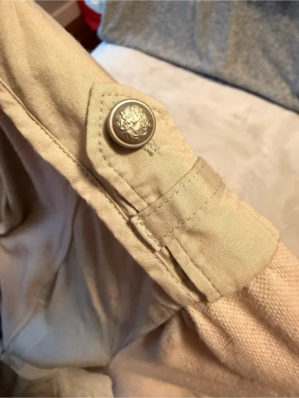Last chance-Armani Exchange Light Taupe Button-Front Shirt - Image 6