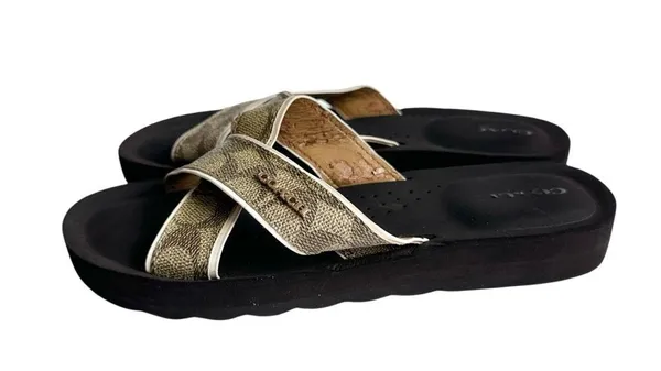  🔃Coach Signature Flip Flop Sandal Flat - Image 2