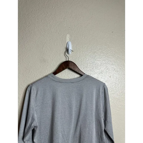 Vuori Daydream Crew Pullover Top size S Heather Grey Ultralightweight - Image 6